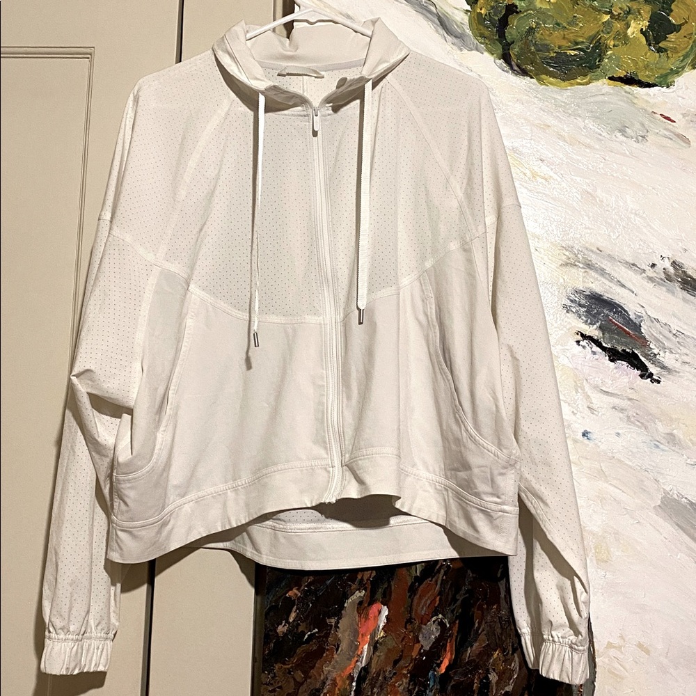 Lululemon White Lightweight Jacket
